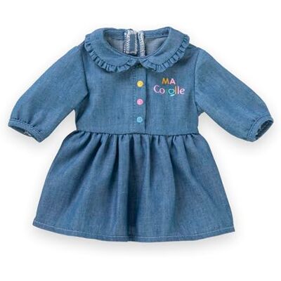 Corolle Ma Denim jurk met lange mouwen, kleding, voor pop My Corolla, 36 cm, vanaf 3 jaar, 9000212860 Corolle Ma Denim jurk met lange mouwen, kleding, voor pop My Corolla, 36 cm, vanaf 3 jaar, 9000212860