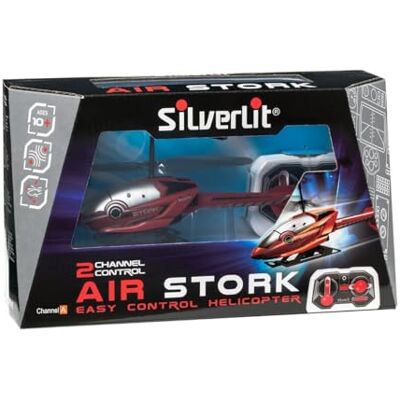 FLYBOTIC by Silverlit Air Stork 18 cm – radiografisch bestuurbare binnenhelikopter – 2 kanalen infrarood stuurspeelgoed – verkrijgbaar in 2 kleuren FLYBOTIC by Silverlit Air Stork 18 cm – radiografisch bestuurbare binnenhelikopter – 2 kanalen infrarood stuurspeelgoed – verkrijgbaar in 2 kleuren