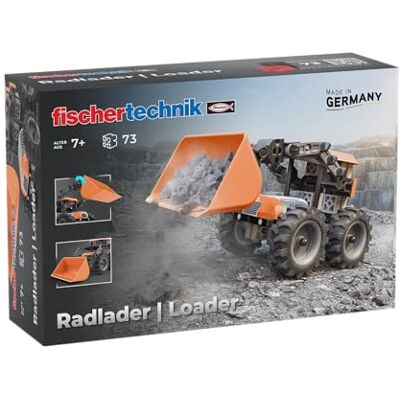 fischertechnik Loader 576106 – educatief bouwspeelgoed, bouwspel, speelgoedlader met wieltjes, voor kinderen vanaf 7 jaar, oranje Kit de construction 576106 Kit de construction de chargeurs de roues pour un démarrage rapide et un plaisir de jeu durable fischertechnik Loader 576106 – educatief bouwspeelgoed, bouwspel, speelgoedlader met wieltjes, voor kinderen vanaf 7 jaar, oranje Kit de construction 576106 Kit de construction de chargeurs de roues pour un démarrage rapide et un plaisir de jeu durable