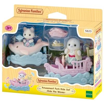 Sylvanian Families 5820 Amusement Park Ride Set -Ride the Waves Dollhouse Playsets Sylvanian Families 5820 Amusement Park Ride Set -Ride the Waves Dollhouse Playsets