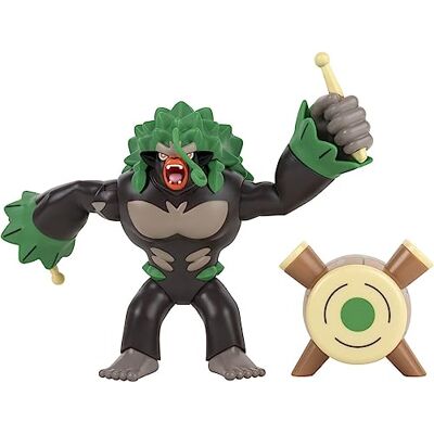 Pokémon BABY born 674 PKW0182 Pokemon Epic Battle Figuur Rillaboom,Rood Pokémon BABY born 674 PKW0182 Pokemon Epic Battle Figuur Rillaboom,Rood