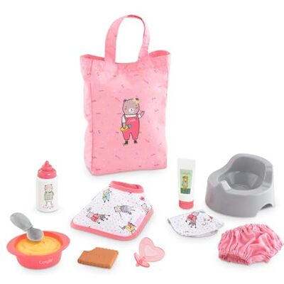 Corolle Mijn eerste pop, grote accessoireset voor poppen 30 cm, vanaf 18 maanden, roze, 9000110440 Corolle Mijn eerste pop, grote accessoireset voor poppen 30 cm, vanaf 18 maanden, roze, 9000110440