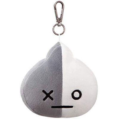 Aurora Officiële BT21 producten van World pluche sleutelhanger VAN, 61339, grijs en wit Aurora Officiële BT21 producten van World pluche sleutelhanger VAN, 61339, grijs en wit