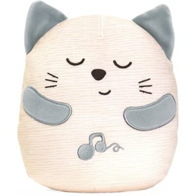 Chicco Zachte raket kittenman, interactief pluche dier voor kinderen, met ontspannend effect en trillingen, kussenvorm, met klassieke muziek, wasbaar, 0 maanden + Chicco Zachte raket kittenman, interactief pluche dier voor kinderen, met ontspannend effect en trillingen, kussenvorm, met klassieke muziek, wasbaar, 0 maanden +