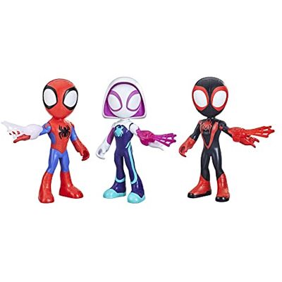 Hasbro Spidey and his Amazing Friends Set van 3 reusachtige superheldenfiguren van 22,5 cm Hasbro Spidey and his Amazing Friends Set van 3 reusachtige superheldenfiguren van 22,5 cm