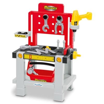 Ecoiffier Speelgoed 2416 – werkbank met accessoires om te knutselen zoals de grote – 16 delen – imitatiespel – vanaf 18 maanden – gemaakt in Frankrijk, meerkleurig Ecoiffier Speelgoed 2416 – werkbank met accessoires om te knutselen zoals de grote – 16 delen – imitatiespel – vanaf 18 maanden – gemaakt in Frankrijk, meerkleurig