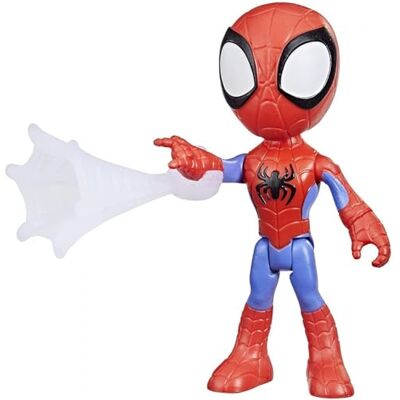 Hasbro Spidey and His Amazing Friends, 10 cm Spidey heldenfiguur, inclusief 1 accessoire, voor kinderen vanaf 3 jaar Hasbro Spidey and His Amazing Friends, 10 cm Spidey heldenfiguur, inclusief 1 accessoire, voor kinderen vanaf 3 jaar