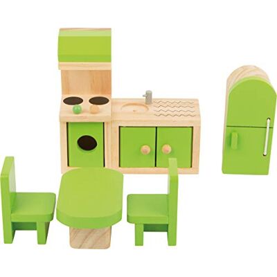 small foot wooden kitchen poppenhuis meubelstuk, suitable for flexible dolls, additions for dollhouses, 5 stuks, 10873 small foot wooden kitchen poppenhuis meubelstuk, suitable for flexible dolls, additions for dollhouses, 5 stuks, 10873