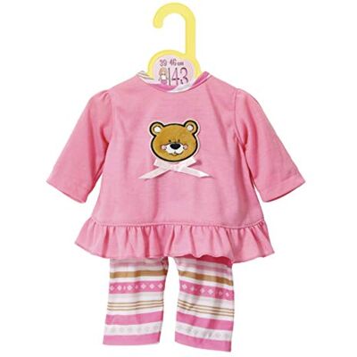 Zapf Creation Dolly Moda 870075 poppenpyjama met beermotief voor poppen van 39 tot 46 cm Zapf Creation Dolly Moda 870075 poppenpyjama met beermotief voor poppen van 39 tot 46 cm