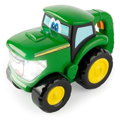 John Deere TOMY Johnny Lampe de poche 2 en 1 pour enfants avec roues roulantes Sous licence officielle Toys À partir de 18 mois John Deere TOMY Johnny Lampe de poche 2 en 1 pour enfants avec roues roulantes Sous licence officielle Toys À partir de 18 mois