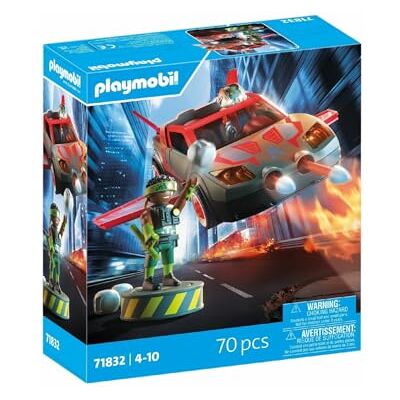 Playmobil Heroes 71832 Multifunctioneel heldenvoertuig, speelgoed vanaf 4 jaar, cadeau voor kinderen, veelzijdig actievoertuig met schietfunctie en speelfiguur Playmobil Heroes 71832 Multifunctioneel heldenvoertuig, speelgoed vanaf 4 jaar, cadeau voor kinderen, veelzijdig actievoertuig met schietfunctie en speelfiguur