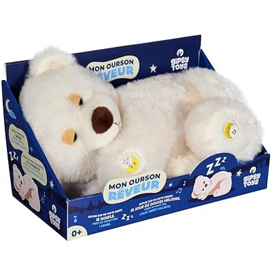 Gipsy Toys Dromerbeer met geluid – 30 cm – beige Gipsy Toys Dromerbeer met geluid – 30 cm – beige