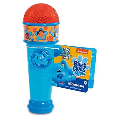 Famosa Blue and You Tracks, blauwe microfoon voor puppy's, Blues Clues, met het liedje uit de serie Kindertekeningen, voor jongens en meisjes vanaf 3 jaar, meerkleurig Famosa Blue and You Tracks, blauwe microfoon voor puppy's, Blues Clues, met het liedje uit de serie Kindertekeningen, voor jongens en meisjes vanaf 3 jaar, meerkleurig
