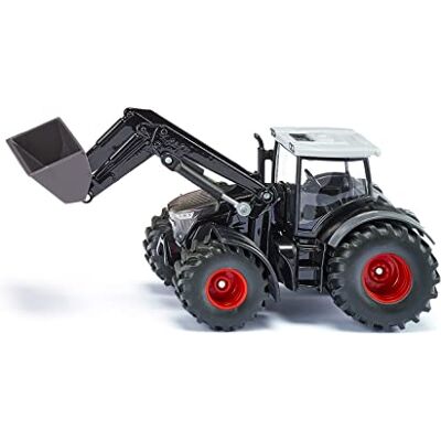 Siku 1990, Fendt 942 Vario met voorlader, speelgoedtractor, 1:50, metaal/kunststof, zwart, beweegbare shovel en voorlader, achter- en voorkoppeling Siku 1990, Fendt 942 Vario met voorlader, speelgoedtractor, 1:50, metaal/kunststof, zwart, beweegbare shovel en voorlader, achter- en voorkoppeling