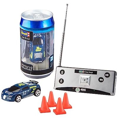 Revell Control 23561 Mini RC Racing Car van de doos met 27 MHz afstandsbediening met laadfunctie, led-licht, korte oplaadtijd, lange rijtijd, kleine op afstand bestuurbare auto Revell Control 23561 Mini RC Racing Car van de doos met 27 MHz afstandsbediening met laadfunctie, led-licht, korte oplaadtijd, lange rijtijd, kleine op afstand bestuurbare auto