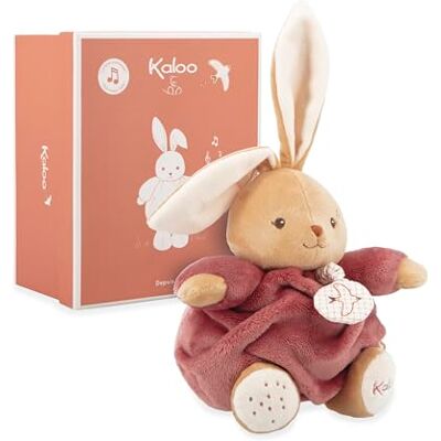 KALOO Muzikaal konijn 17 cm, zeer zacht pluche voor kinderen, zachte metgezel vanaf de geboorte, optimale grootte voor de handen, geboortecadeau, K214010 KALOO Muzikaal konijn 17 cm, zeer zacht pluche voor kinderen, zachte metgezel vanaf de geboorte, optimale grootte voor de handen, geboortecadeau, K214010