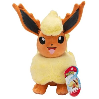 Pokémon PKW3406-20 cm Officiële Flamara knuffel Pokémon PKW3406-20 cm Officiële Flamara knuffel