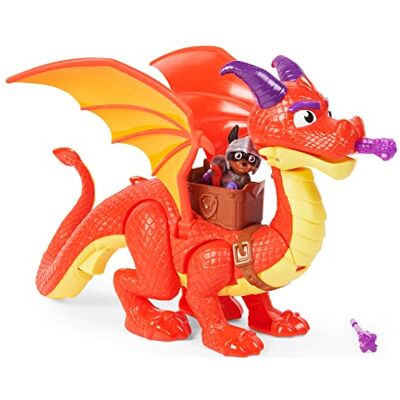 Paw Patrol Rescuille KNIGHTS – figuur Croc + draak – begeleid de missie ridders op de rug van de drakenlamp met hun functionele vleugels – speelgoed voor kinderen vanaf 3 jaar Paw Patrol Rescuille KNIGHTS – figuur Croc + draak – begeleid de missie ridders op de rug van de drakenlamp met hun functionele vleugels – speelgoed voor kinderen vanaf 3 jaar