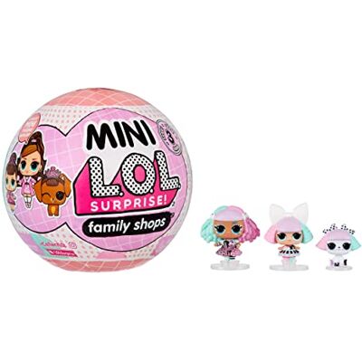 L.O.L. Surprise! LOL Surprise Mini Family – willekeurige selectie – ballenspel met 3 mini-tween-poppen om te verzamelen en verrassingen – ideaal voor kinderen vanaf 4 jaar L.O.L. Surprise! LOL Surprise Mini Family – willekeurige selectie – ballenspel met 3 mini-tween-poppen om te verzamelen en verrassingen – ideaal voor kinderen vanaf 4 jaar