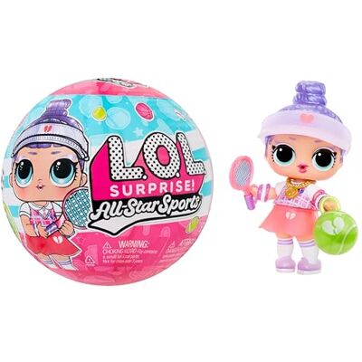 L.O.L. Surprise! All-Star Sports Vault Collection Tots – bevat 1 pop, ondoorzichtige verpakking, 12 poppen om te verzamelen, 8 accessoires om uit te pakken, cadeau voor kinderen vanaf 4 jaar L.O.L. Surprise! All-Star Sports Vault Collection Tots – bevat 1 pop, ondoorzichtige verpakking, 12 poppen om te verzamelen, 8 accessoires om uit te pakken, cadeau voor kinderen vanaf 4 jaar