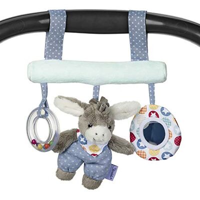 Sterntaler 6602000 Speelgoed om op te hangen met klittenbandsluiting, ezel Emmi, inclusief rammelaar, leeftijd: voor baby's vanaf de geboorte, meerkleurig Sterntaler 6602000 Speelgoed om op te hangen met klittenbandsluiting, ezel Emmi, inclusief rammelaar, leeftijd: voor baby's vanaf de geboorte, meerkleurig