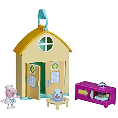 Peppa Pig Peppa's Adventures Peppa bij dierenarts, kleuterspeelset, 1 figuur en 3 accessoires, vanaf 3 jaar Peppa Pig Peppa's Adventures Peppa bij dierenarts, kleuterspeelset, 1 figuur en 3 accessoires, vanaf 3 jaar
