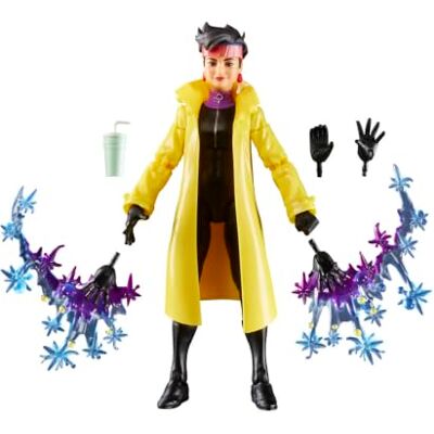 Marvel Legends Series, Jubilee figuur 15,2 cm schaal, inclusief 5 accessoires, afneembare Power FX plasmoïde, soda-beker, 20 gewrichtspunten meer Marvel Legends Series, Jubilee figuur 15,2 cm schaal, inclusief 5 accessoires, afneembare Power FX plasmoïde, soda-beker, 20 gewrichtspunten meer