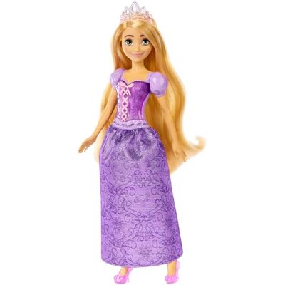 Mattel Disney Prinsessen Disney Rapunzel pop met glinsterende outfit en accessoires, waaronder schoenen en diadeem, speelgoed voor kinderen, vanaf 3 jaar, HLW03 Mattel Disney Prinsessen Disney Rapunzel pop met glinsterende outfit en accessoires, waaronder schoenen en diadeem, speelgoed voor kinderen, vanaf 3 jaar, HLW03