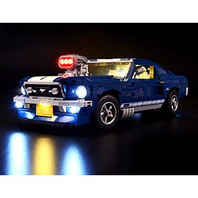 BRIKSMAX Led-set voor Ford Mustang, compatibel met Lego 10265 model, bouwmodel is niet inbegrepen BRIKSMAX Led-set voor Ford Mustang, compatibel met Lego 10265 model, bouwmodel is niet inbegrepen