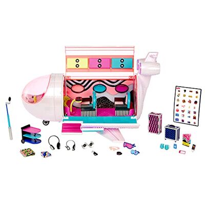 L.O.L. Surprise! L.O.L. Verrassing! OMG vliegtuig 4-in-1 vliegtuig met 50 verrassingen, met veel accessoires, verandert in een auto, opnamestudio, om te verzamelen, voor meisjes en jongens, vanaf 4 jaar L.O.L. Surprise! L.O.L. Verrassing! OMG vliegtuig 4-in-1 vliegtuig met 50 verrassingen, met veel accessoires, verandert in een auto, opnamestudio, om te verzamelen, voor meisjes en jongens, vanaf 4 jaar