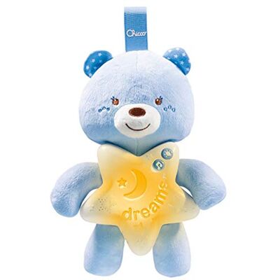 Chicco Waaklampje Goedenacht Beer Blauw First Dreams wiegspeeltje Chicco Waaklampje Goedenacht Beer Blauw First Dreams wiegspeeltje