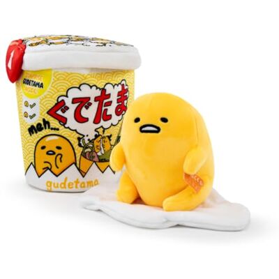 Barrado Gudetama pluche dier met ei binnenin Gudetama 19 cm 16003081 Barrado Gudetama pluche dier met ei binnenin Gudetama 19 cm 16003081