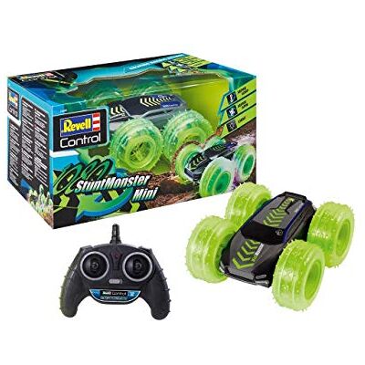 Revell Control - Mini Voiture Stunt Monster 1080 télécommandé RC, 23509, Noir Revell Control - Mini Voiture Stunt Monster 1080 télécommandé RC, 23509, Noir