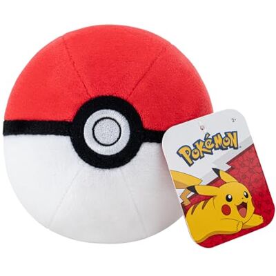 Pokémon Jazwares Knuffel Poke Ball 12,7 cm Pokémon Jazwares Knuffel Poke Ball 12,7 cm