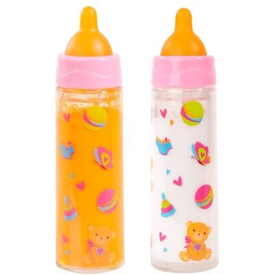 Bayer Design Magische fles met sinaasappelsap en melk Bayer Design Magische fles met sinaasappelsap en melk