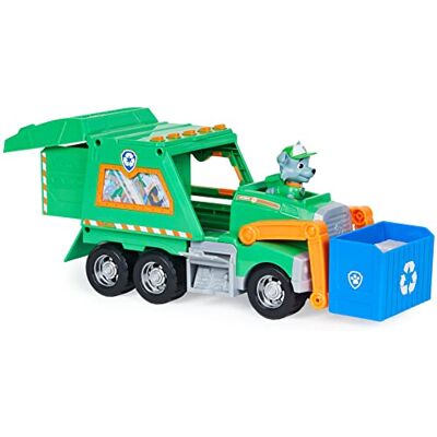 Paw Patrol La 6060259, gerecyclede vrachtwagen voor Rocky Reuse It speelgoedvrachtwagen met 1 afneembaar figuur, speelgoed voor kinderen vanaf 3 jaar Paw Patrol La 6060259, gerecyclede vrachtwagen voor Rocky Reuse It speelgoedvrachtwagen met 1 afneembaar figuur, speelgoed voor kinderen vanaf 3 jaar