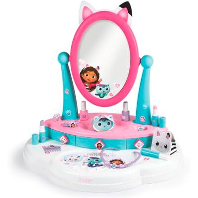 Smoby Gabby et het magische huis – 3 universums – kaptafel, nagelkunst, make-up – nagellak, mascara, kam, armbanden en andere accessoires – vanaf 3 jaar – gemaakt in Frankrijk Smoby Gabby et het magische huis – 3 universums – kaptafel, nagelkunst, make-up – nagellak, mascara, kam, armbanden en andere accessoires – vanaf 3 jaar – gemaakt in Frankrijk