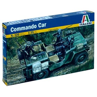 Italeri I320 Model Assault Tanks Commando Car Schaal 1:35 Italeri I320 Model Assault Tanks Commando Car Schaal 1:35