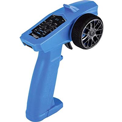 Carson Continu 500500100 Reflex Wheel Start 2.4G radio-accessoires voor voertuigen, RC afstandsbediening, modelbouw, 3 kanalen, compatibel met Tamiya KIT, blauw, medium Carson Continu 500500100 Reflex Wheel Start 2.4G radio-accessoires voor voertuigen, RC afstandsbediening, modelbouw, 3 kanalen, compatibel met Tamiya KIT, blauw, medium