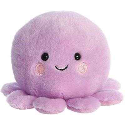 Aurora World , 33681, Palm Pals Oliver Octopus, pluche, paars, 13 cm Aurora World , 33681, Palm Pals Oliver Octopus, pluche, paars, 13 cm