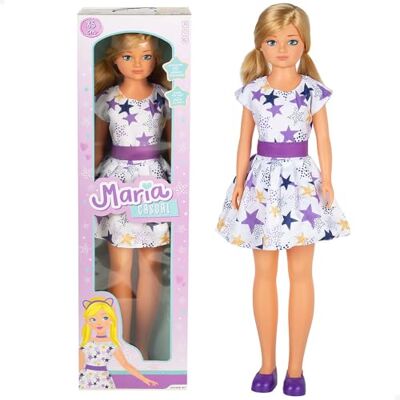 COLORBABY 47699 Marie pop met scharnier, 85 cm, blond en lang haar, voor het stylen, benen en armen, beweegbare sterjurk, kleding met klittenband, speelgoed voor kinderen van 3 jaar COLORBABY 47699 Marie pop met scharnier, 85 cm, blond en lang haar, voor het stylen, benen en armen, beweegbare sterjurk, kleding met klittenband, speelgoed voor kinderen van 3 jaar