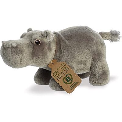 Aurora , 35034, Nijlpaard Eco Nation, 26,7 cm, grijs Aurora , 35034, Nijlpaard Eco Nation, 26,7 cm, grijs