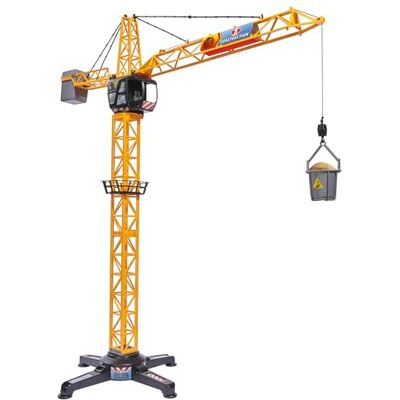 Dickie Toys Dickie 203462411 Giant, kabelgestuurde kraan, 1 meter hoog, meerkleurig Dickie Toys Dickie 203462411 Giant, kabelgestuurde kraan, 1 meter hoog, meerkleurig