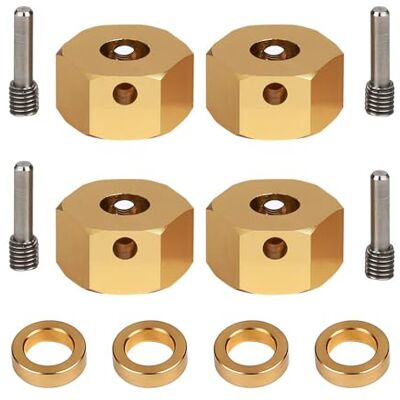 INJORA 12 mm RC Adapter voor 1/10 RC Crawler Axial SCX10 III, 4 stuks INJORA 12 mm RC Adapter voor 1/10 RC Crawler Axial SCX10 III, 4 stuks