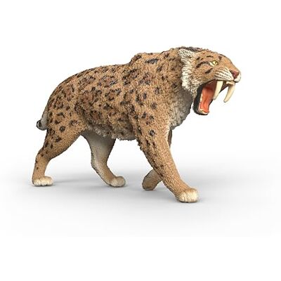 Schleich DINOSAURS 15054 sabeltandtijger, 14 x 7 x 3 cm Figuur vanaf 5 jaar gedetailleerd dinosaurusfiguur dinosaurusfiguur om te verzamelen Schleich DINOSAURS 15054 sabeltandtijger, 14 x 7 x 3 cm Figuur vanaf 5 jaar gedetailleerd dinosaurusfiguur dinosaurusfiguur om te verzamelen