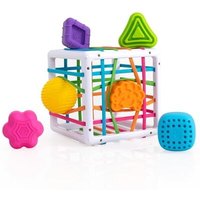 Fat Brain Toys Fat Brain InnyBin De zintuiglijke vormkubus. Kleurrijk speelgoed voor jonge kinderen, nieuwsgierigheid en vormverkenning. Educatief speelgoed voor kinderen vanaf 10 maanden. Fat Brain Toys Fat Brain InnyBin De zintuiglijke vormkubus. Kleurrijk speelgoed voor jonge kinderen, nieuwsgierigheid en vormverkenning. Educatief speelgoed voor kinderen vanaf 10 maanden.