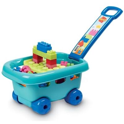Ecoiffier Toys 1479 duwwagen constructie 30 delen vanaf 18 maanden gemaakt in Frankrijk Ecoiffier Toys 1479 duwwagen constructie 30 delen vanaf 18 maanden gemaakt in Frankrijk
