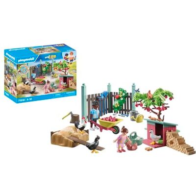 Playmobil myLife 71510 Kleine kippenboerderij in de tuin Tiny House, veelzijdige binnenplaats met dieren en accessoires, speels milieuleren, duurzaam speelgoed voor kinderen vanaf Playmobil myLife 71510 Kleine kippenboerderij in de tuin Tiny House, veelzijdige binnenplaats met dieren en accessoires, speels milieuleren, duurzaam speelgoed voor kinderen vanaf