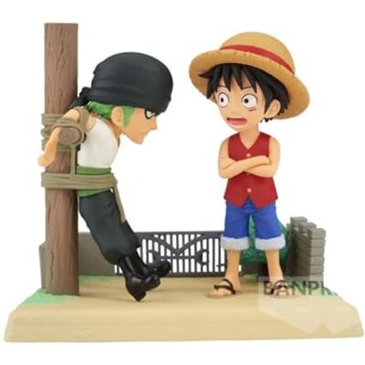 Banpresto Luffy & Zoro actiefiguur One Piece World Collectable Log Stories 7 cm BP88504 meerkleurig Banpresto Luffy & Zoro actiefiguur One Piece World Collectable Log Stories 7 cm BP88504 meerkleurig
