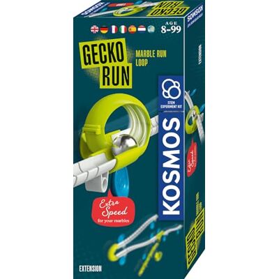 Kosmos Gecko Run 617295 INT/V6 gespverlenging, accessoires voor coole verticale kogelbanen met extra spoorelementen, voor kinderen vanaf 8 jaar Kosmos Gecko Run 617295 INT/V6 gespverlenging, accessoires voor coole verticale kogelbanen met extra spoorelementen, voor kinderen vanaf 8 jaar